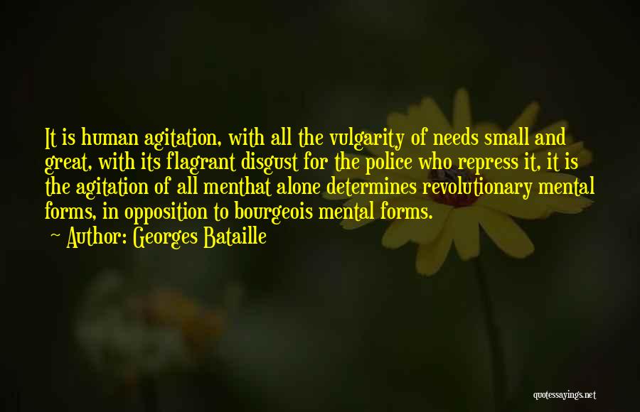 Agitation Quotes By Georges Bataille