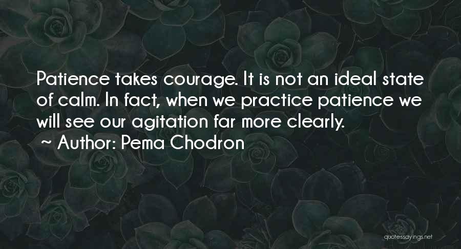 Agitation Quotes By Pema Chodron