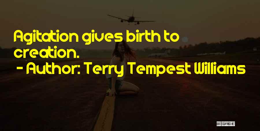 Agitation Quotes By Terry Tempest Williams