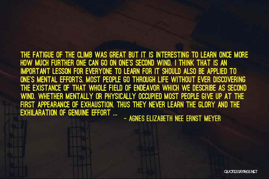 Agnes Elizabeth Nee Ernst Meyer Quotes 1162861