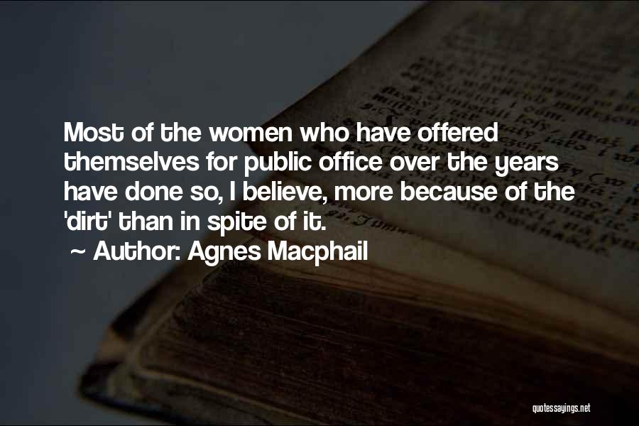 Agnes Macphail Quotes 382625