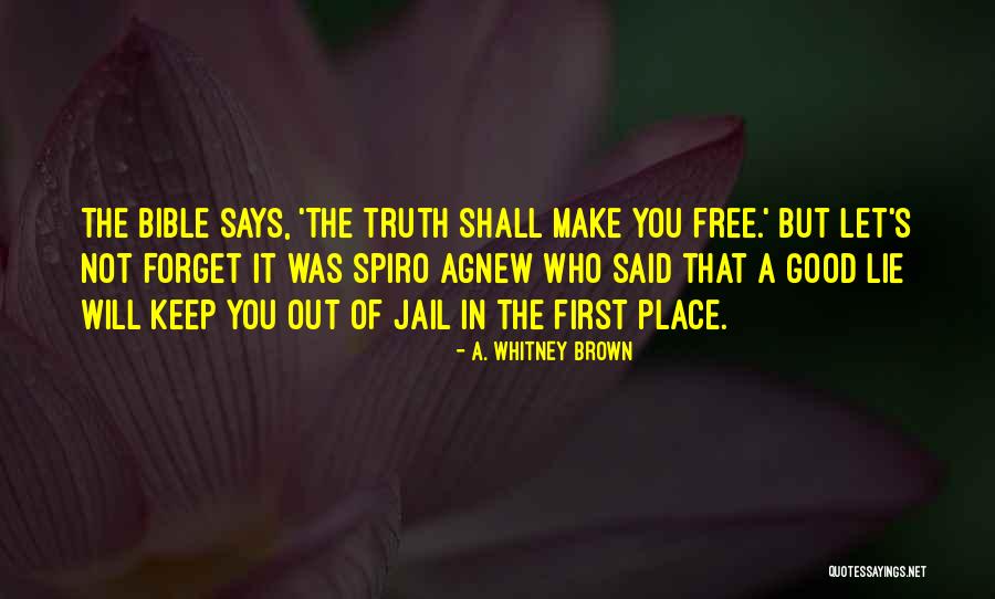 Agnew Spiro Quotes By A. Whitney Brown Agnew Spiro Quotes By A. Whitney Brown