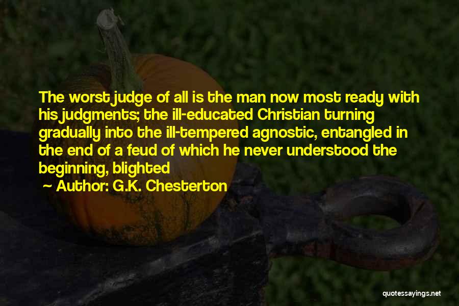 Agnostic Quotes By G.K. Chesterton