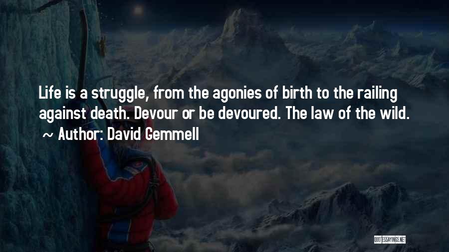 Agonies Of Life Quotes By David Gemmell