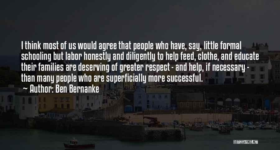 Agree Quotes By Ben Bernanke