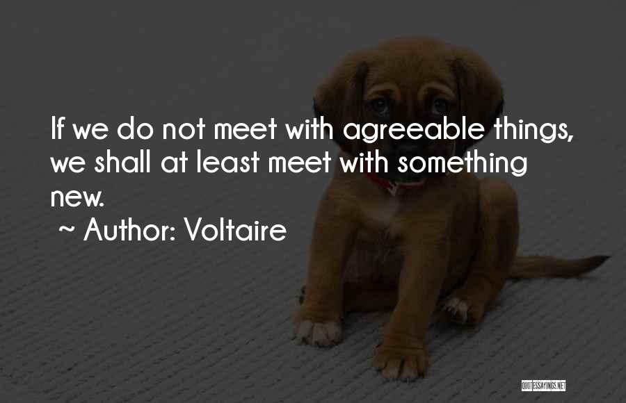 Agreeable Quotes By Voltaire