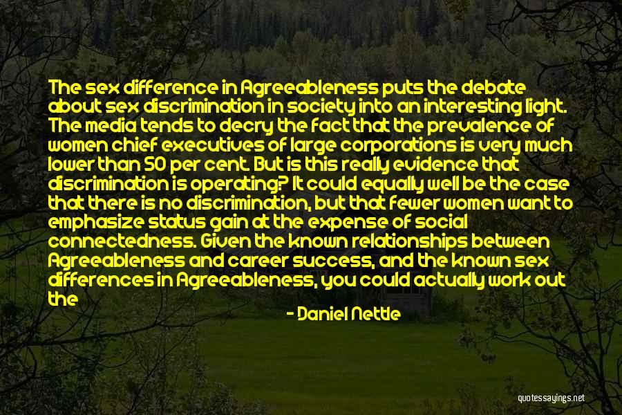 Agreeableness Quotes By Daniel Nettle Agreeableness Quotes By Daniel Nettle