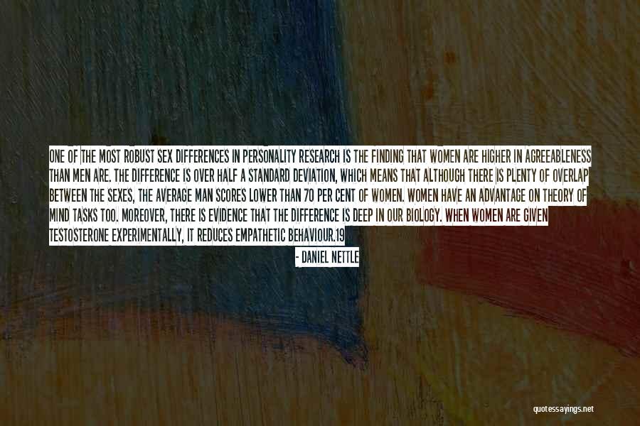 Agreeableness Quotes By Daniel Nettle Agreeableness Quotes By Daniel Nettle