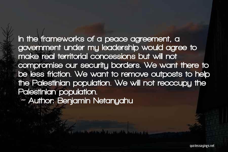 Agreement Quotes By Benjamin Netanyahu