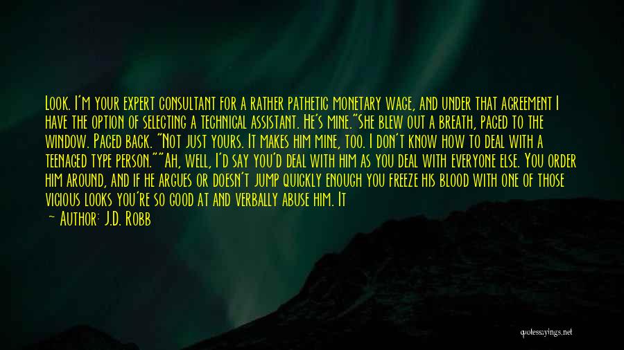 Agreement Quotes By J.D. Robb
