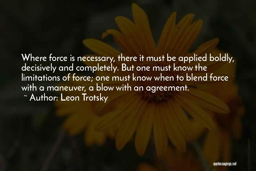 Agreement Quotes By Leon Trotsky