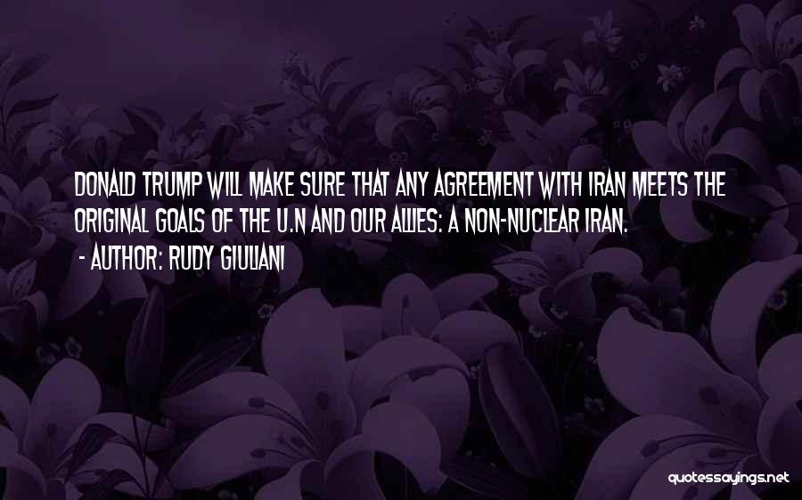 Agreement Quotes By Rudy Giuliani
