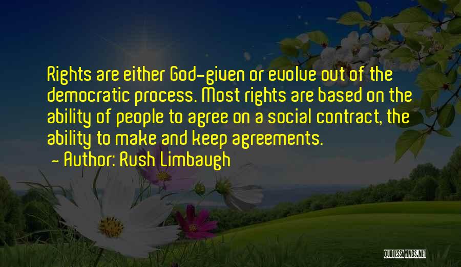 Agreement Quotes By Rush Limbaugh