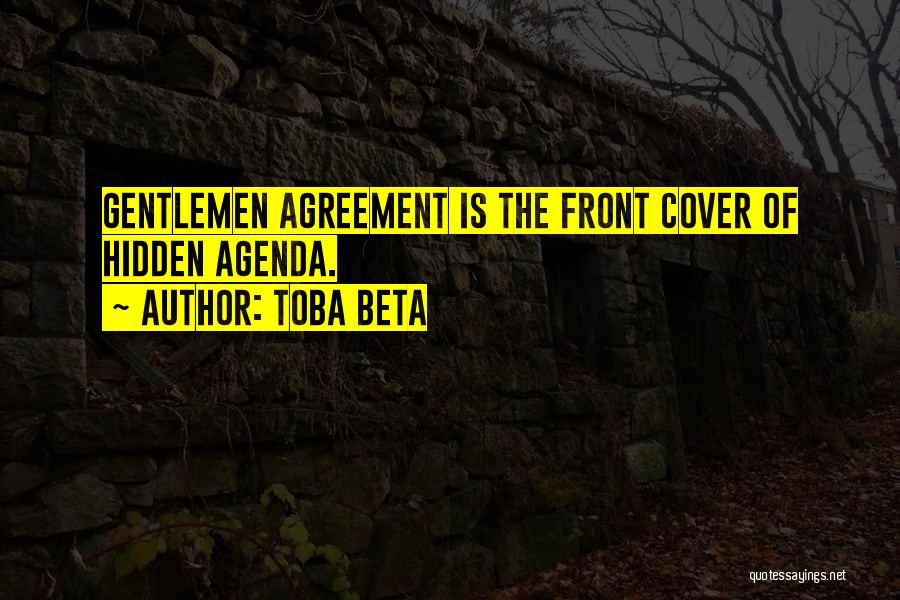 Agreement Quotes By Toba Beta