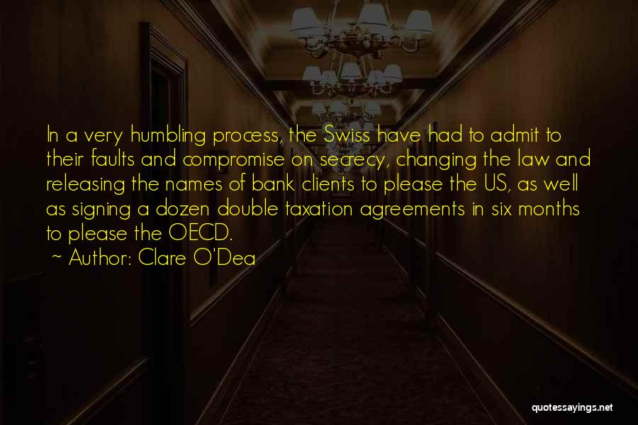 Agreements Quotes By Clare O'Dea