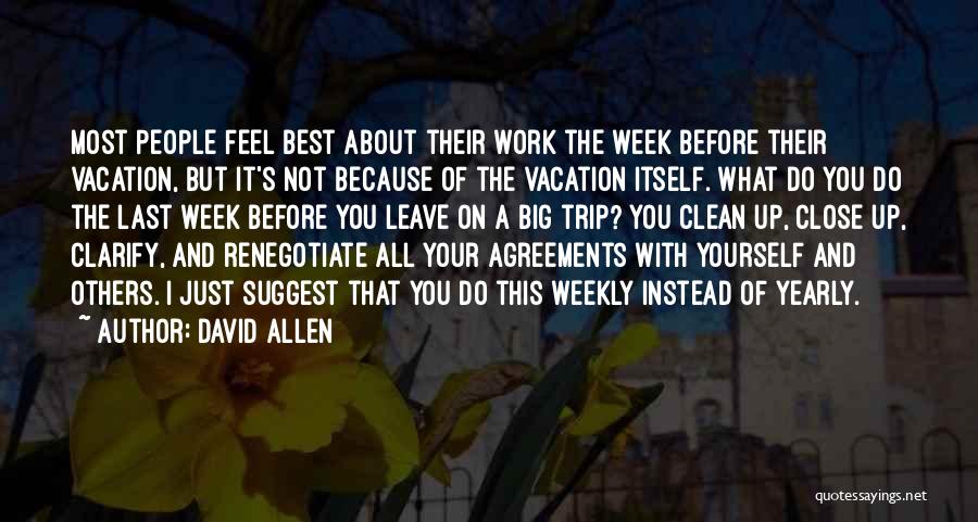 Agreements Quotes By David Allen