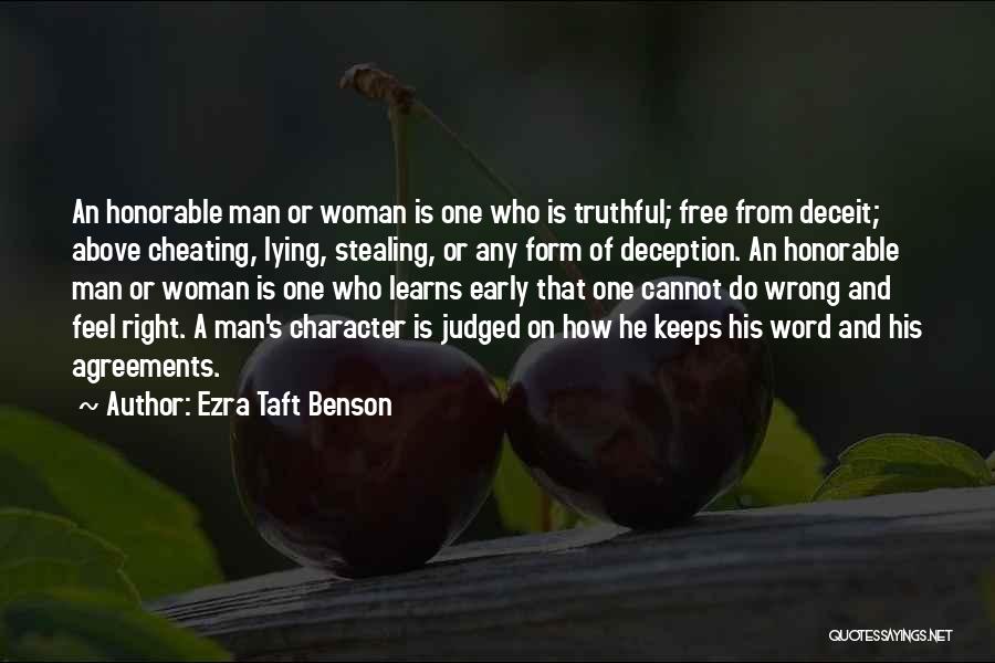 Agreements Quotes By Ezra Taft Benson