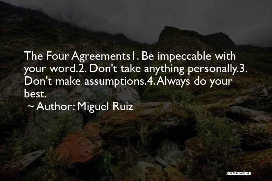 Agreements Quotes By Miguel Ruiz