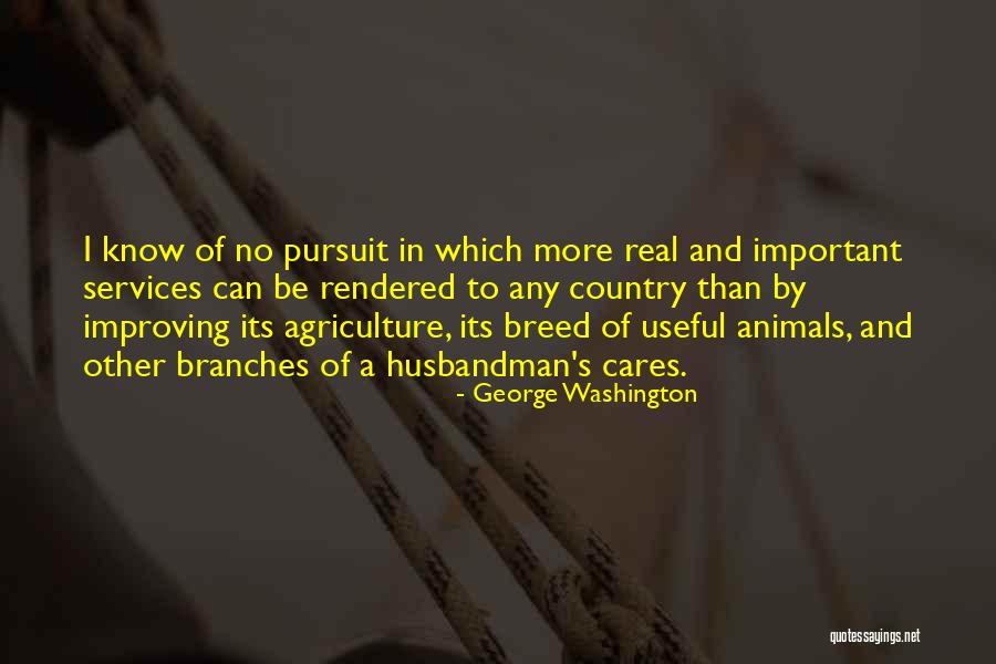 Agriculture George Washington Quotes By George Washington