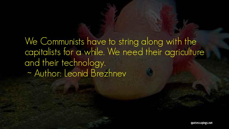 Agriculture Quotes By Leonid Brezhnev