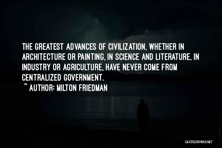 Agriculture Quotes By Milton Friedman