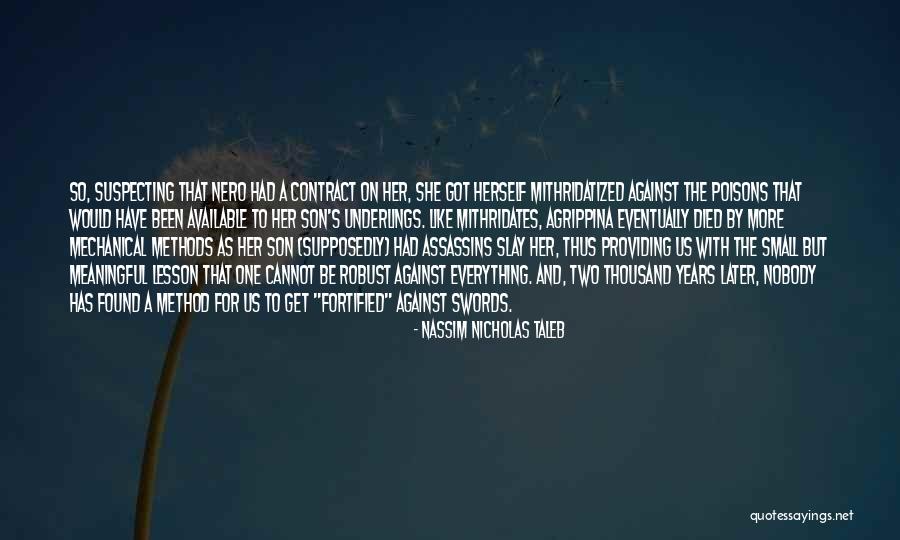 Agrippina Son Quotes By Nassim Nicholas Taleb Agrippina Son Quotes By Nassim Nicholas Taleb