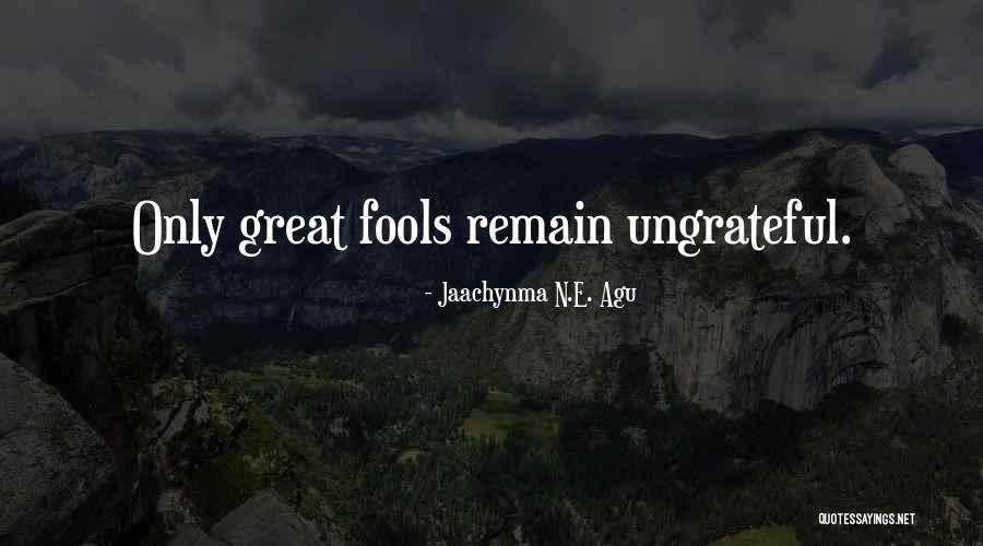 Agu Jaachynma N E Quotes By Jaachynma N.E. Agu