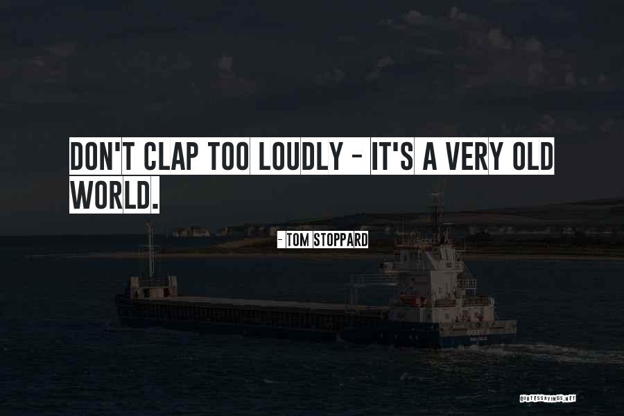 Agua Para Elefantes Quotes By Tom Stoppard Agua Para Elefantes Quotes By Tom Stoppard