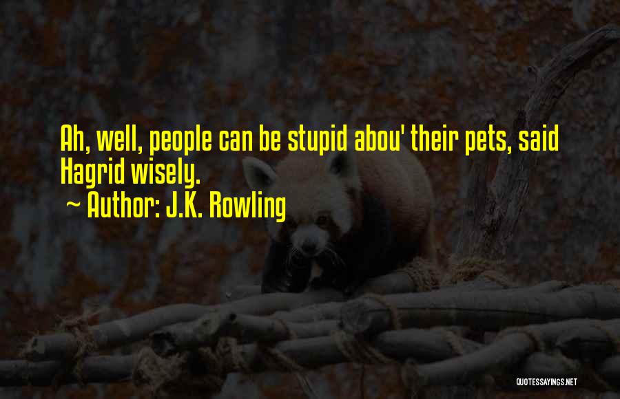 Ah Well Quotes By J.K. Rowling
