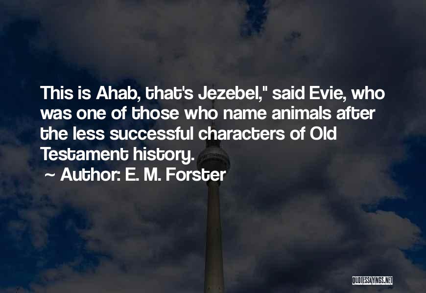 Ahab Quotes By E. M. Forster