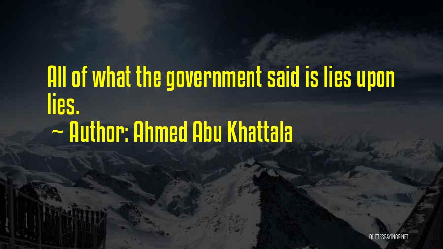 Ahmed Abu Khattala Quotes 890921
