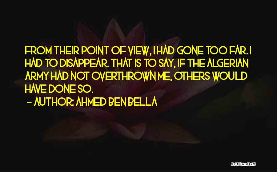 Ahmed Ben Bella Quotes 400109