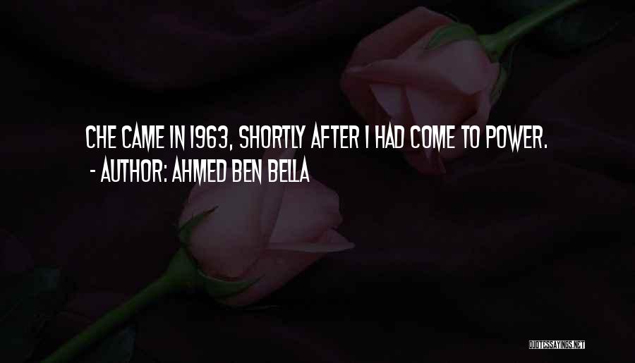 Ahmed Ben Bella Quotes 855830