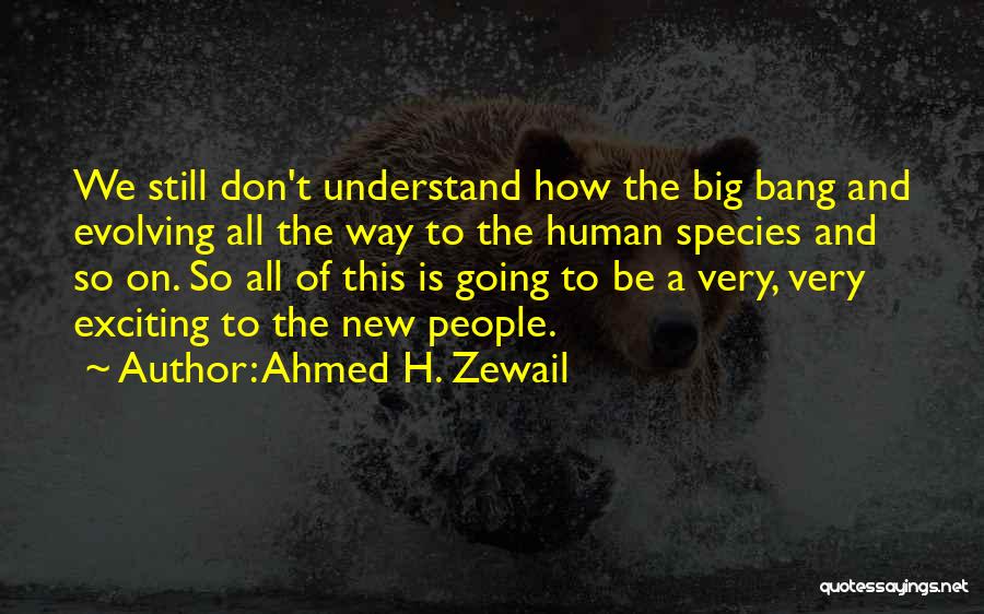Ahmed H. Zewail Quotes 1702252