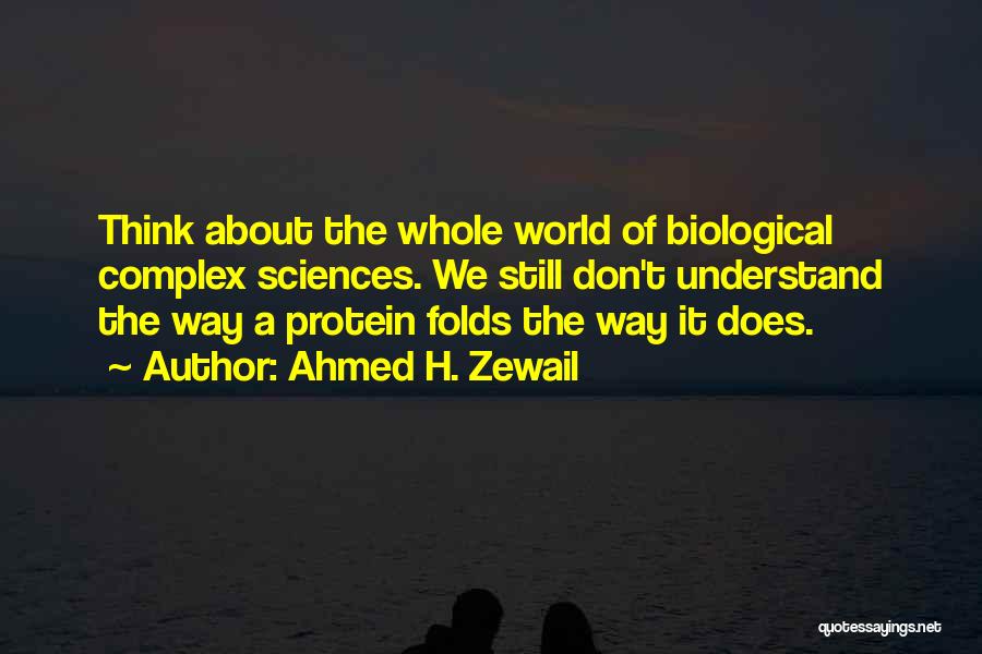 Ahmed H. Zewail Quotes 601224