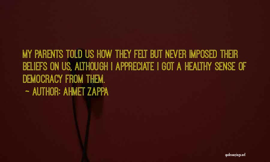 Ahmet Zappa Quotes 304780