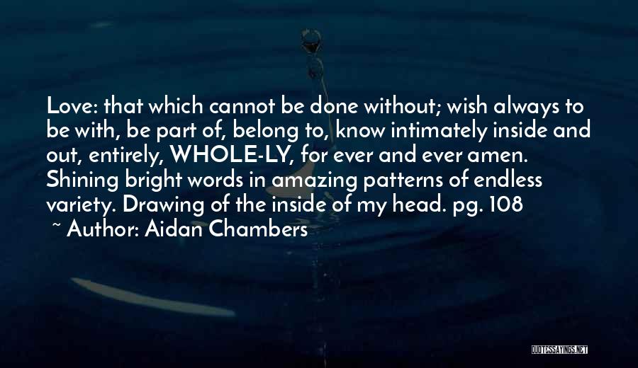 Aidan Chambers Quotes 2019187