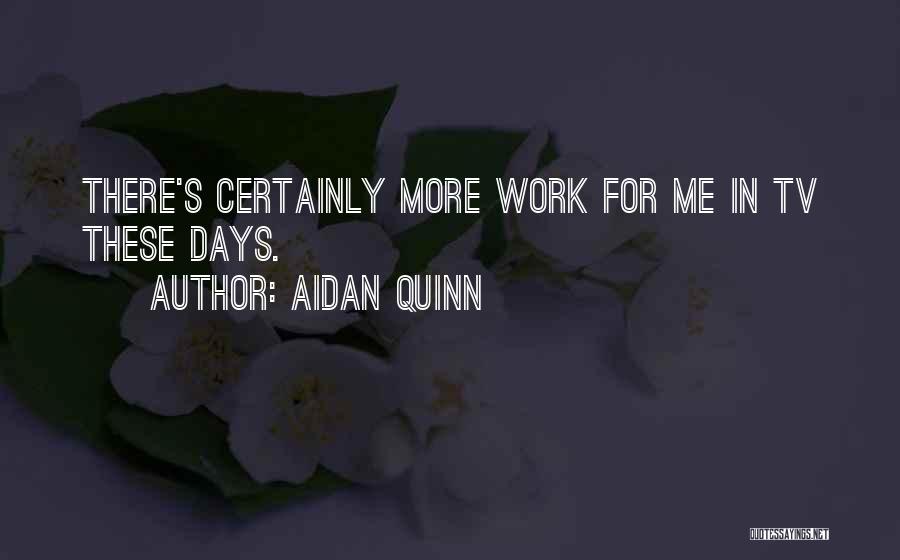 Aidan O'brien Quotes By Aidan Quinn