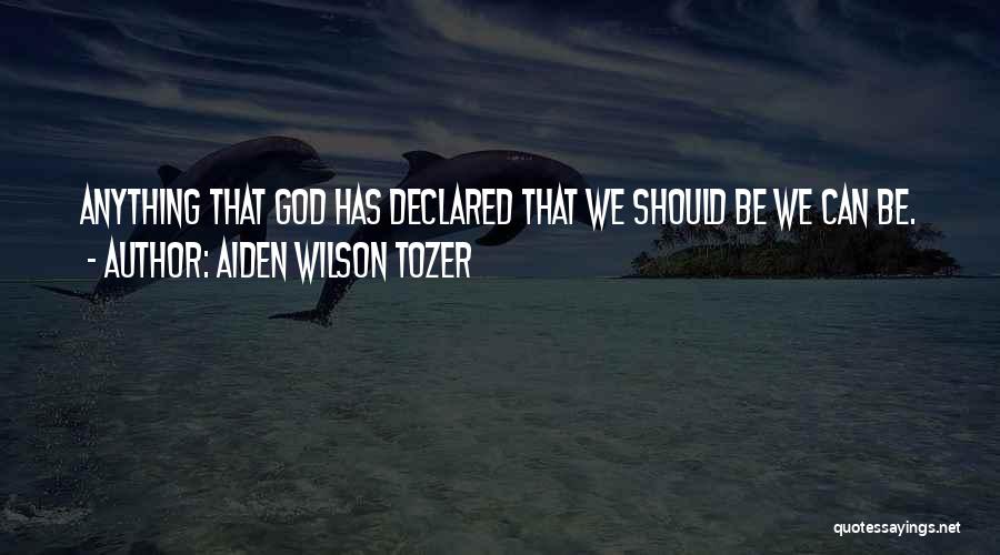 Aiden Wilson Tozer Quotes 870934