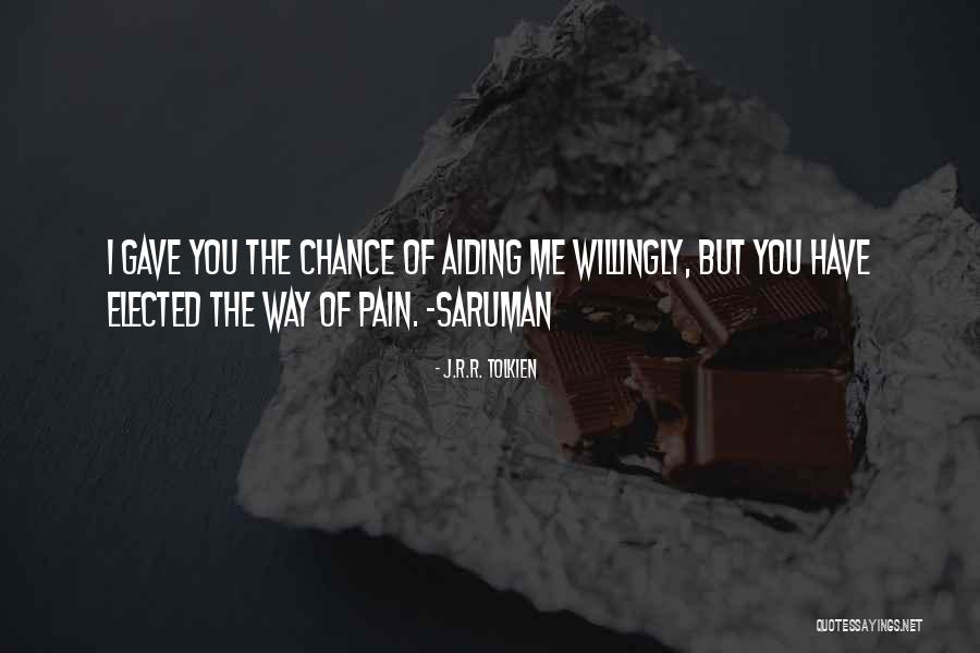 Aiding Quotes By J.R.R. Tolkien Aiding Quotes By J.R.R. Tolkien