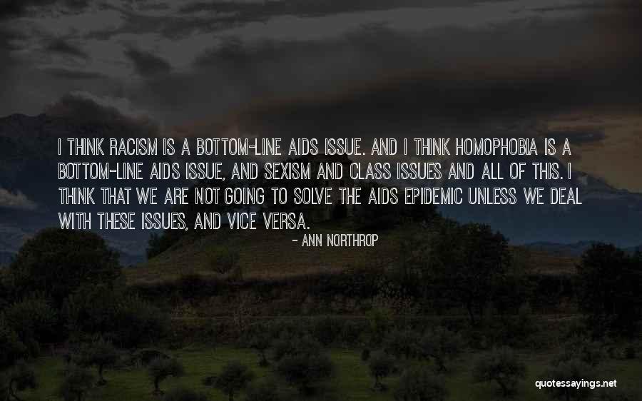 Aids Epidemic Quotes By Ann Northrop