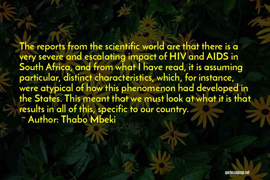 Aids In Africa Quotes By Thabo Mbeki