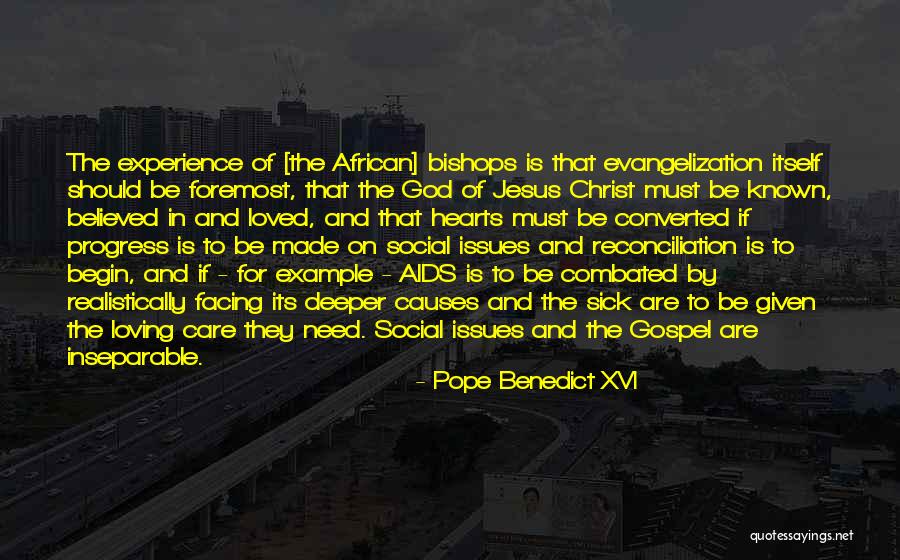 Aids Quotes By Pope Benedict XVI