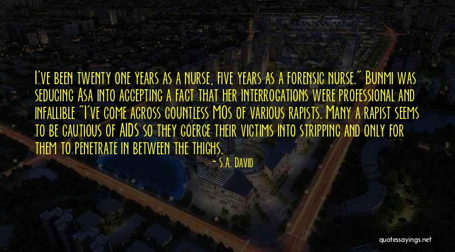 Aids Quotes By S.A. David