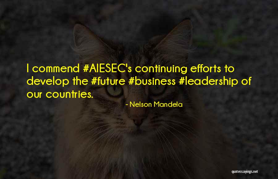 Aiesec Leadership Quotes By Nelson Mandela