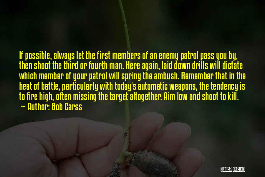 Aim And Target Quotes By Bob Carss