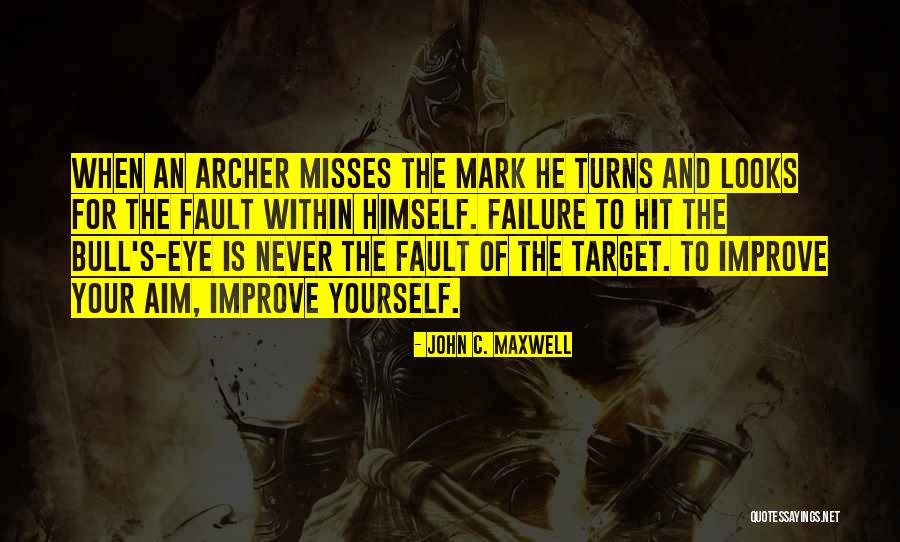 Aim And Target Quotes By John C. Maxwell