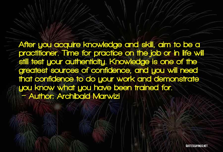 Aim For Excellence Quotes By Archibald Marwizi