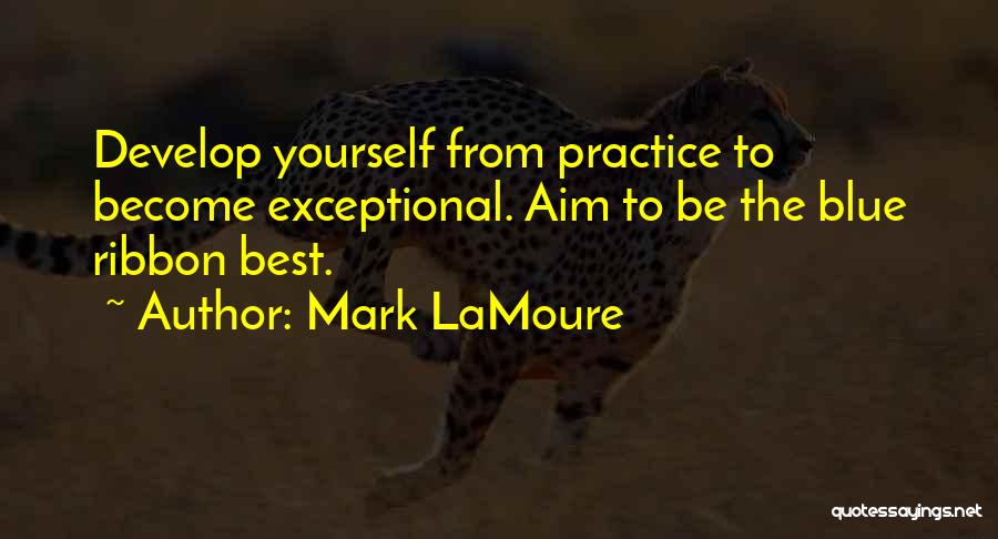 Aim For Excellence Quotes By Mark LaMoure