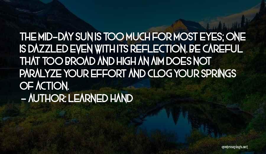 Aim For High Quotes By Learned Hand